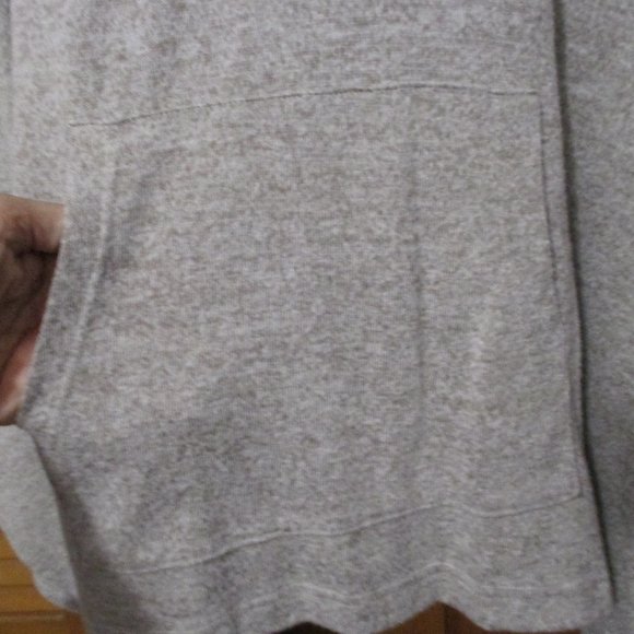 New Directions TAN/CREAM poncho/sweater/loungewear soft stretchy size XL - Picture 3 of 9